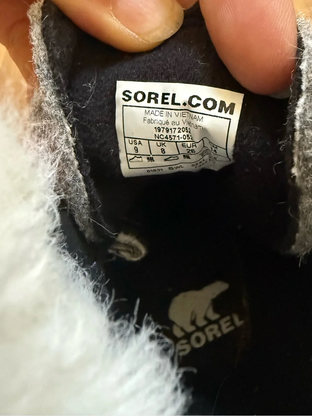 Sorel Youth Whitney II Joan Lace Insulated Winter Boots Gray Pink Size 9 girls
